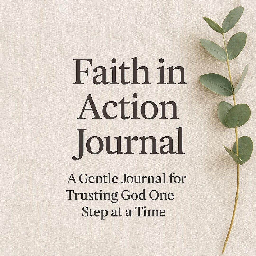 Faith in Action Journal | Printable Christian Journal for Spiritual ...