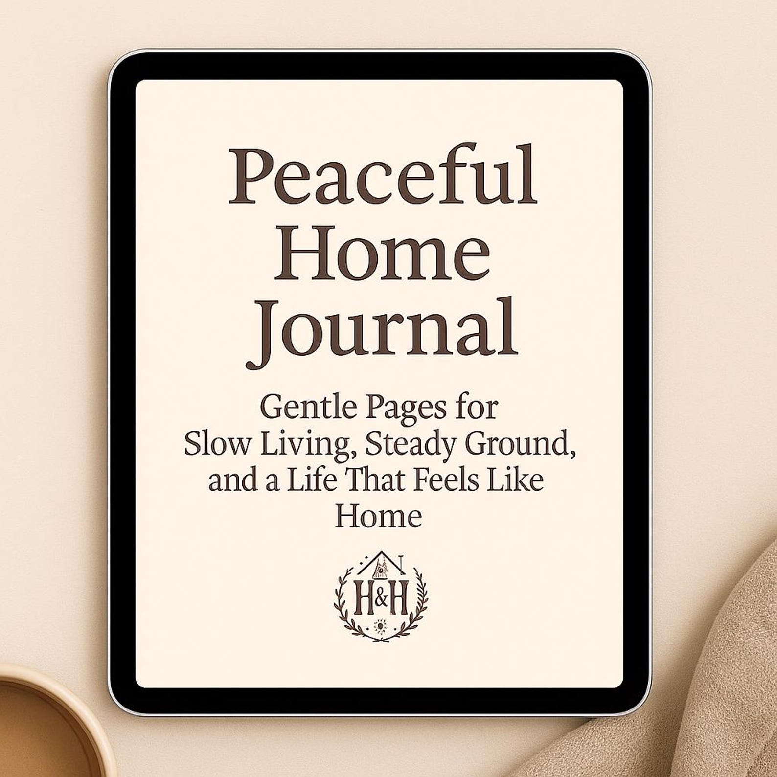 Peaceful Home Journal – Printable Daily Pages for Slow Living, Gentle ...