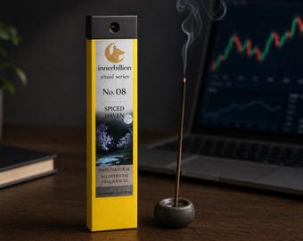 Incensi naturali Innerbillion n. 08 Spiced Haven – Rituale Zen da scrivania per la concentrazione