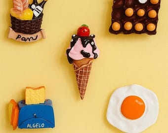 Koelkastmagnetenset eten – speels keukendecor