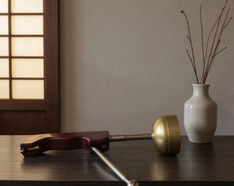 Zen Brass Handbell – Meditation & Stress-Relief Sound Tool
