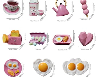Niedliche Kühlschrankmagnete Set - Kawaii Küche Dekor, Geschenk zum Valentinstag