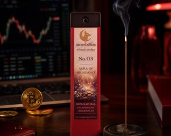 Innerbillion No. 03 Bastoncini di incenso naturale Aura of Abundance – Rituale Zen per la prosperità