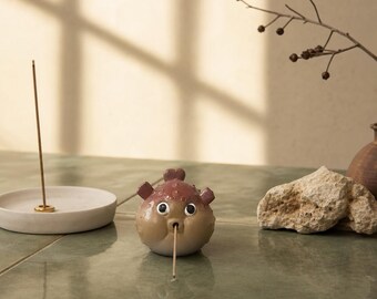 Puffer Fish Incense Holder – Cute Kawaii Zen Desk Decor