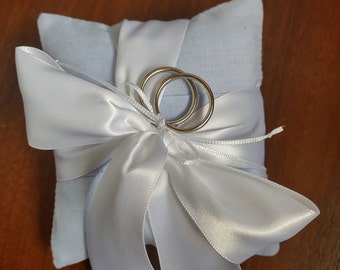 Baby Blue Ring Pillow