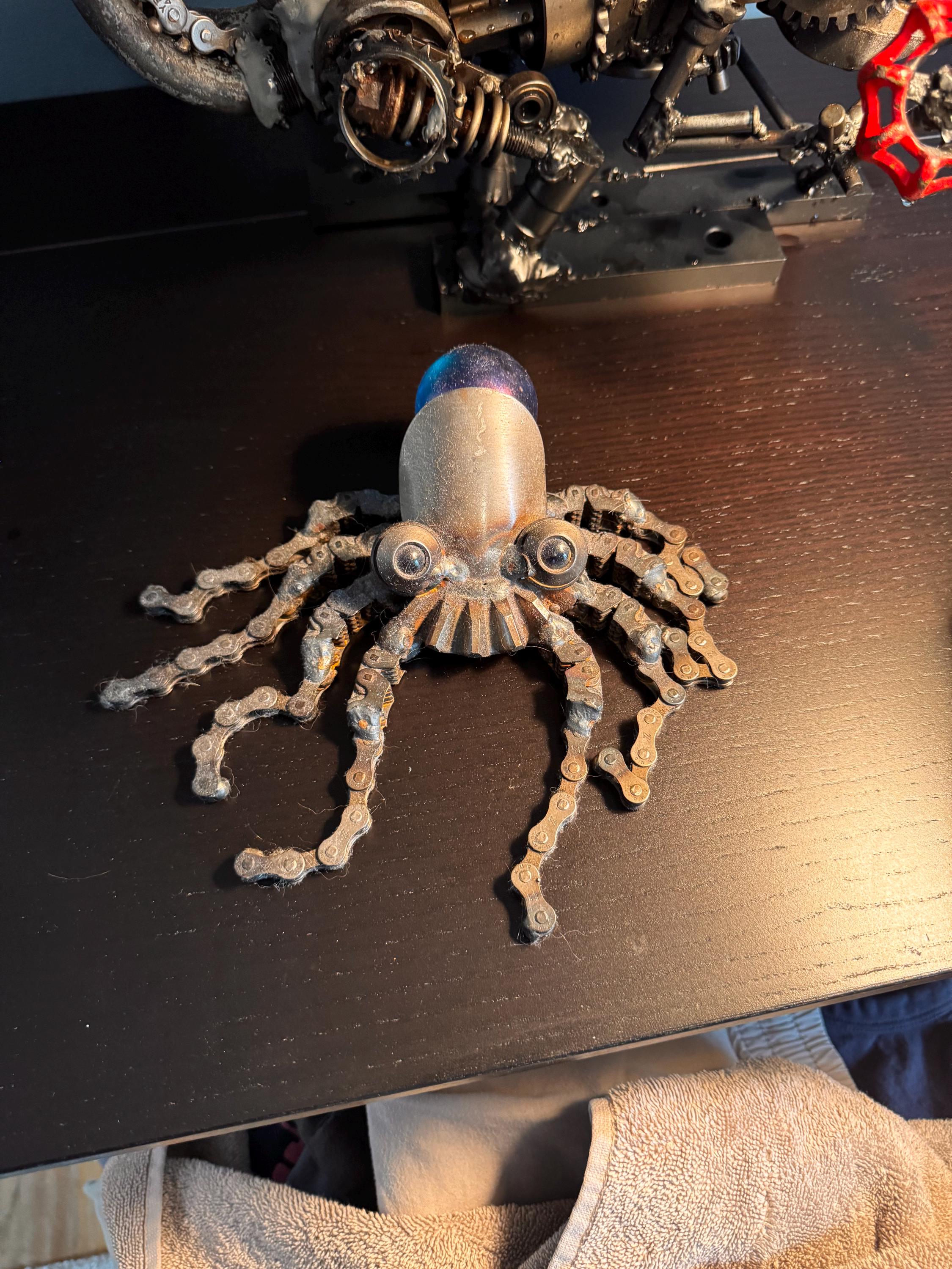 手作りのスチームパンクな海の生き物