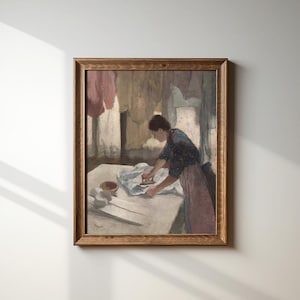 Woman Ironing | Framed | Multiple Sizes