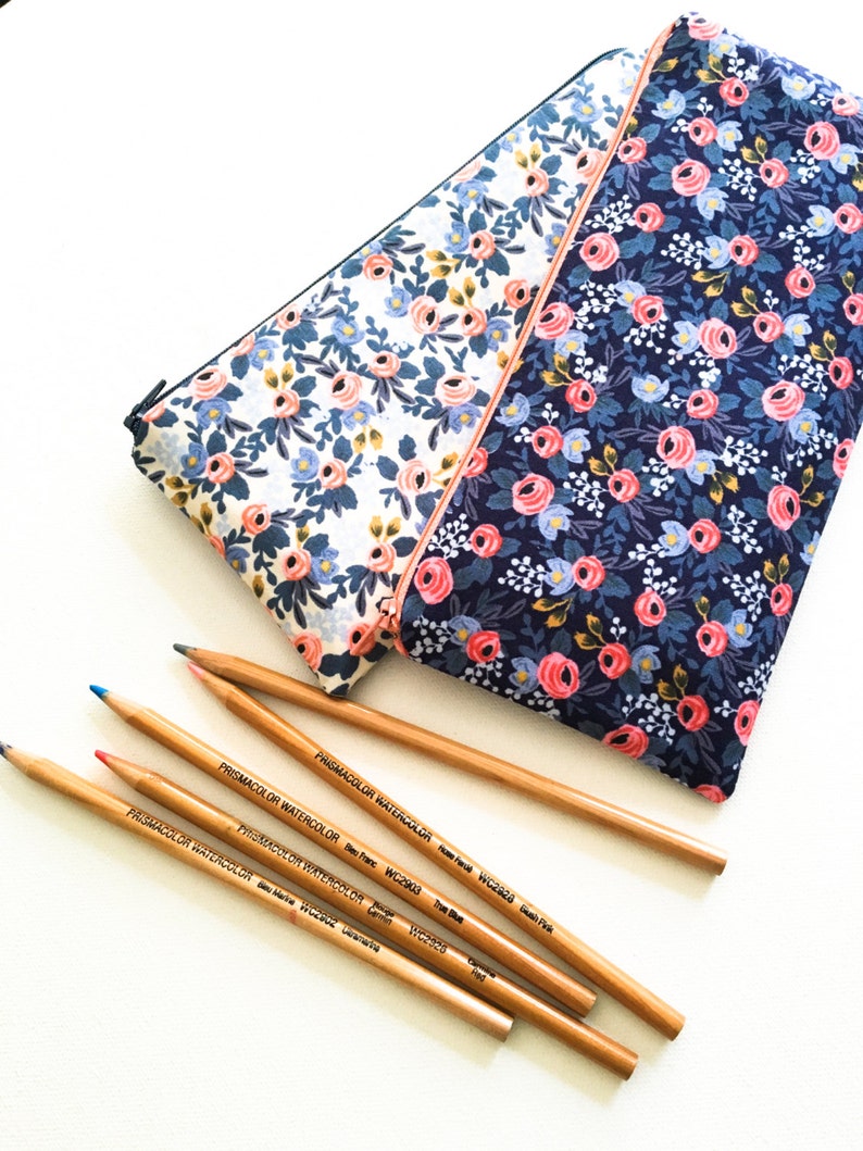 Zipper Pouch Pencil Case School Supplies Pencil Pouch Etsy