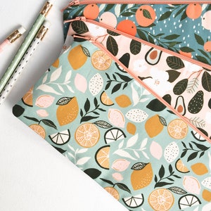 Unique Gifts for Her, Personalized Zipper Pouch, Womens Gift, Pencil Case Small Gift Personalized Gifts Botanical, Friend, Organizer image 4