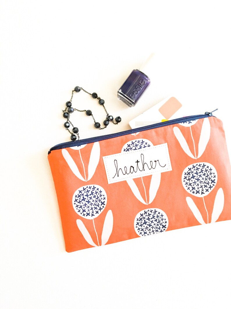 Zipper Pouch Pencil Case School Supplies Pencil Pouch Etsy