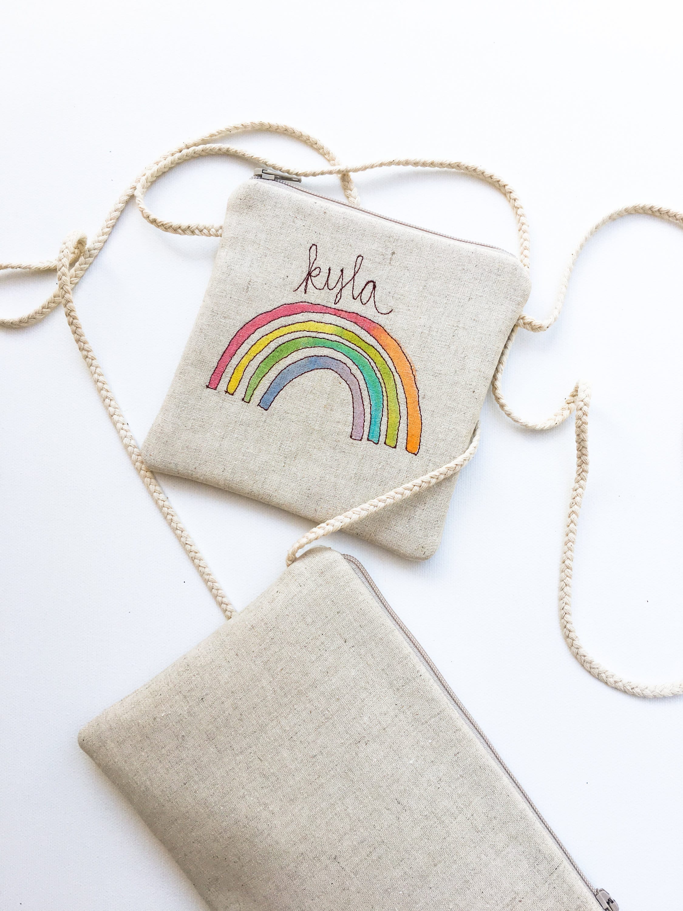 Girls rainbow purse sale