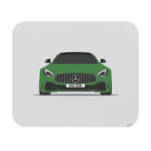 MERCEDES BENZ GTR Mouse Pad - Stylish Office Decor, Gamer Gift, Car Enthusiast Accessory, Desk Organizer, Custom Office Supplies