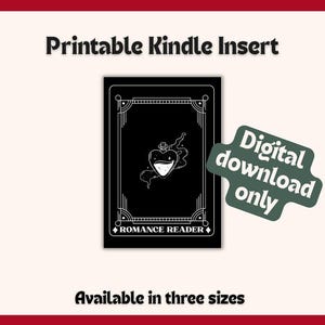 Wkładka do druku Kindle – Romantyczny projekt książkowy dla Kindle | Pobieranie cyfrowe dla czytelników fantasy i romansów