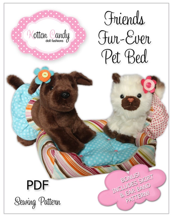 american girl doll pet bed
