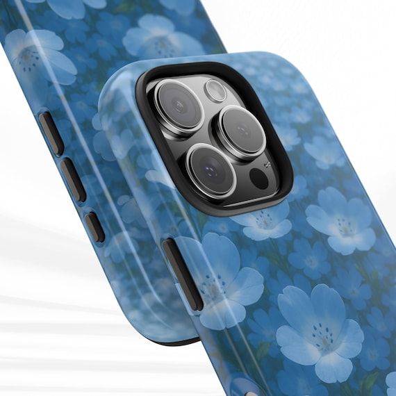 Frieren Anime Phone Case, Himmel's Blue Moon Weed Floral Art, Magical  Fantasy Flower Cover for iPhone Samsung, Anime Aesthetic Gift Idea