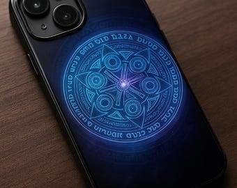 Frieren Zoltrak Spell Circle Phone Case, Anime Magic Seal iPhone/Samsung Cover, Fantasy Glyph Design, Frieren Beyond Journey&#39;s End Gift