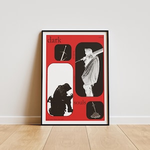 Dark Souls Poster | Videogame Poster | Gaming Poster | Digital Poster | Gaming Print Poster | Gamer Gift | Gaming wall art | Elden Ring