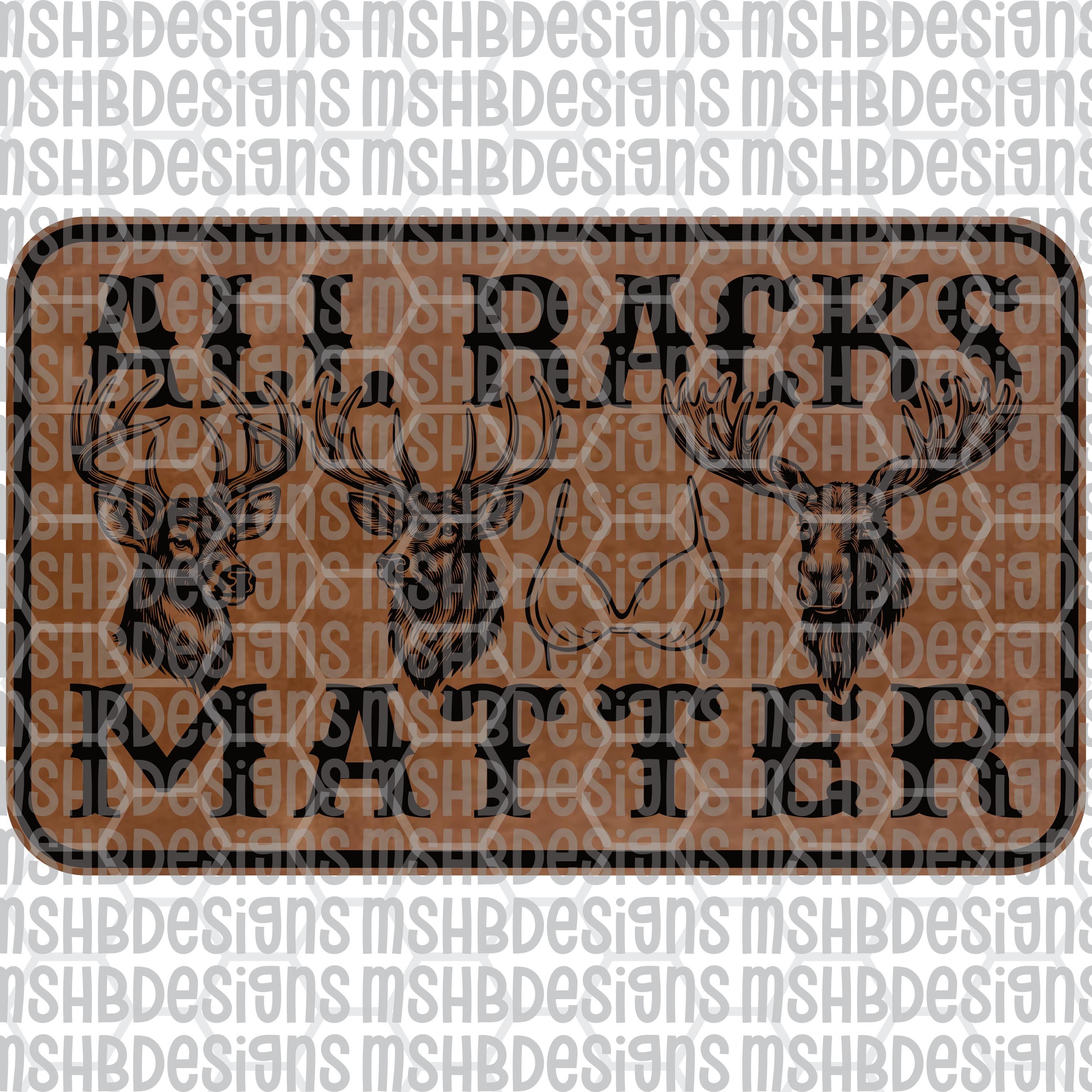 All Racks Matter SVG PNG – Funny Deer Elk Moose Boob Hunting Patch ...