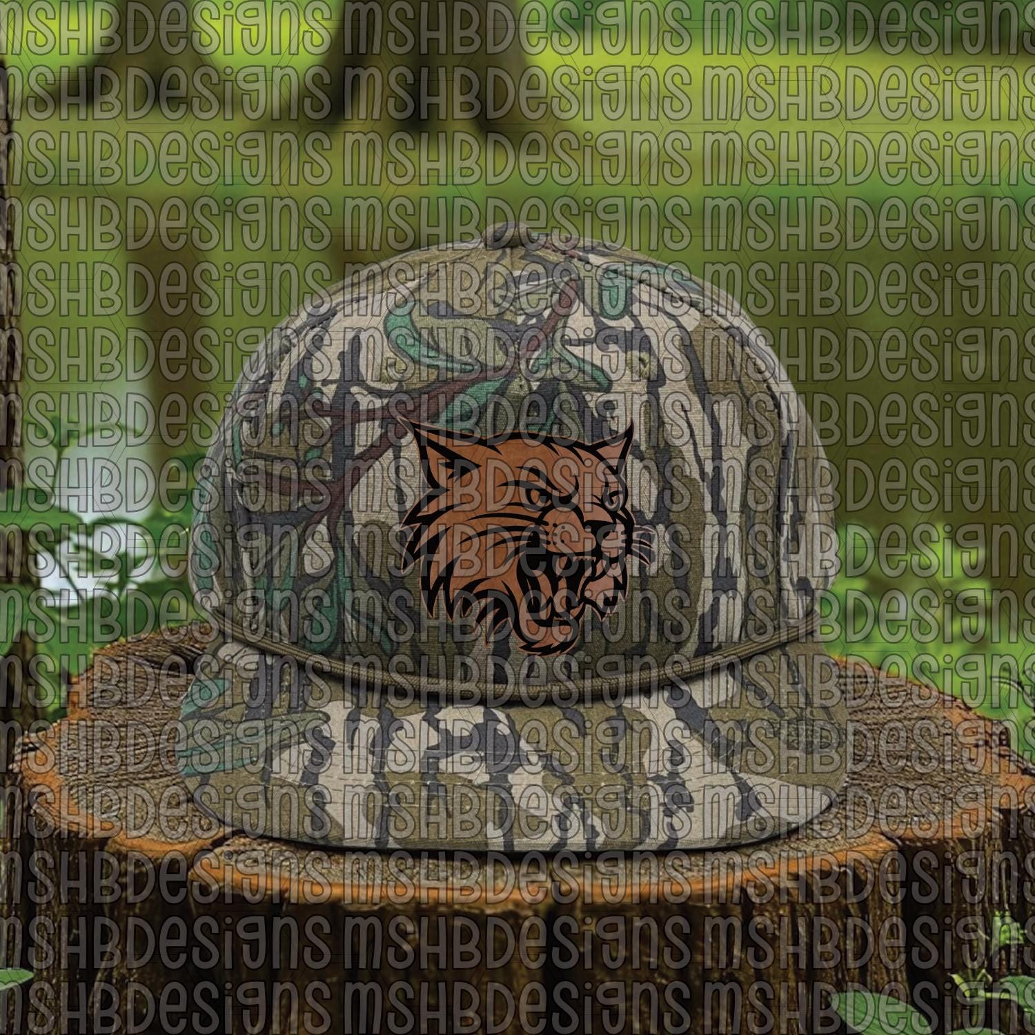 Roaring Bobcat Head SVG PNG – Mascot Line Art for Laser Engraving ...