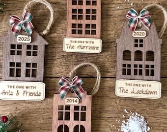 Personalized Apartment Ornament | Housewarming Gift | Couple’s 1st Apartment | Roommate Sorority Christmas | Custom Graduation Present