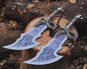God of War Kratos Blades of Chaos Stainless steel Metal Blades Replica gift for boyfriend