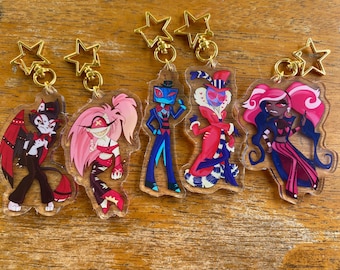 Hazbin Hotel Keychains V2