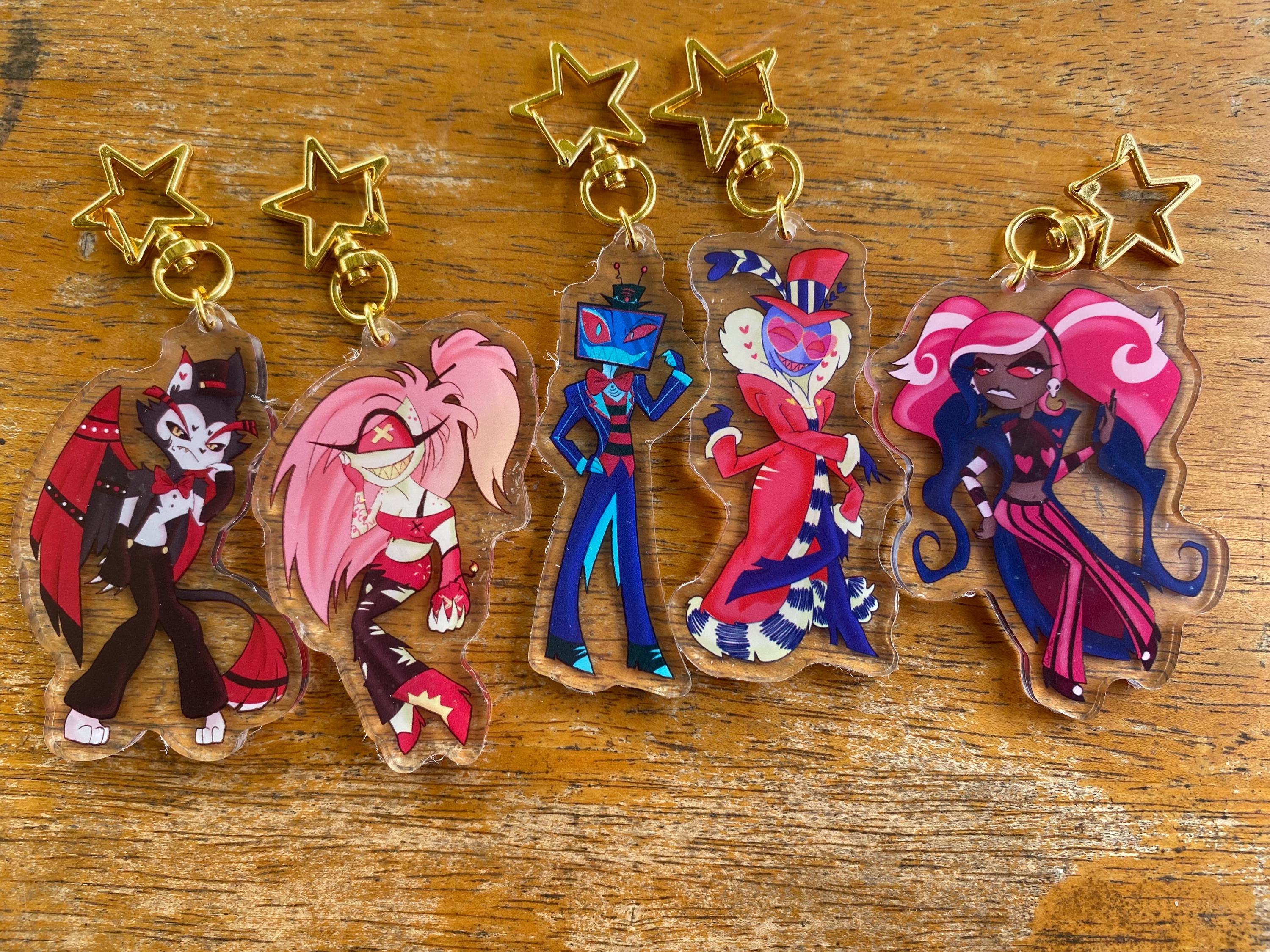 Hazbin Hotel Vees Keychains - Etsy