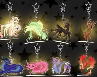 Mythical Animal Keychains