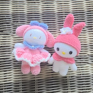My Melody Crochet Handmade Plushies