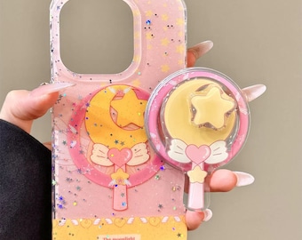 Sailor Moon Magic Wand Magsafe iPhone Case， magsafe case, magsafe grip, iphone 17 case