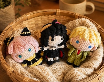 Spy Family Crochet Doll, Anya Forger, Loid Forger, Yor Forger, Xmas Gift