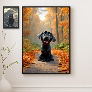 Cute cartoon animal portrait – your pet as a loving illustration