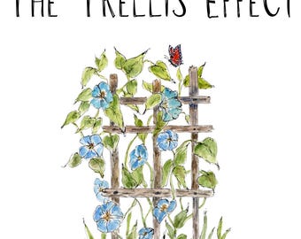 The Trellis Effect:  SIGNED copy + STICKER PAGE + Trellis + Gift Wrapped