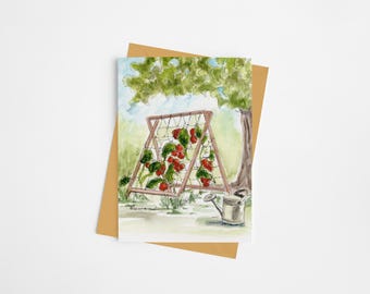 Notecard - A-Frame Trellis
