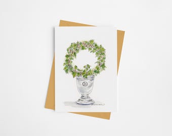 Notecard - Circle Trellis