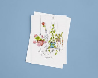 Notecard - Let Love Grow