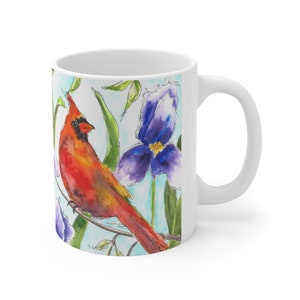 Red Cardinal Ceramic Mug 11oz