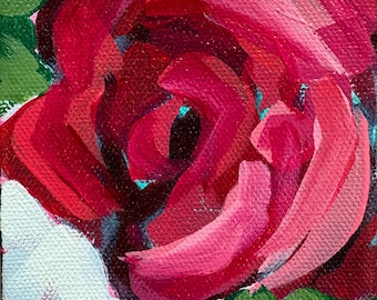 For You 4x4 Original Acrylic Painting
