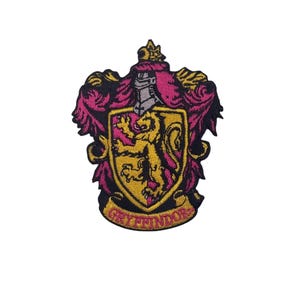 C&D Visionary 6444256329708 Harry Potter Gryffindor Iron On Applique Patch for Clothes, Backpacks, and Accessories, 3.0" Wide