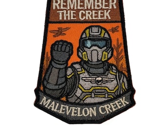 Divers Remember Malevelon Creek Embroidered Tactical Patch - Hook Fastener Backing 3.5x2.5
