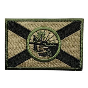 Florida state flag hook fastener patch (mtf1)