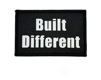 Ingebouwde verschillende geborduurde tactische patch - haaksluiting aan de achterkant 3 x 2 inch