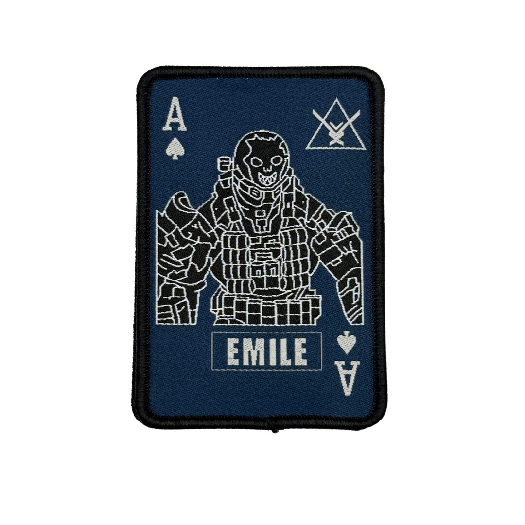 Emile Reach Noble Team Tactical Patch 3.5x2.5 Hook Fastener and Loop ...