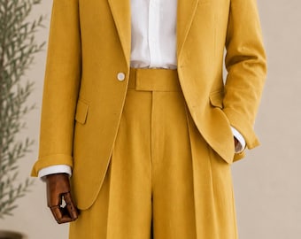 Luxury Lightweight Linen Suit for Men