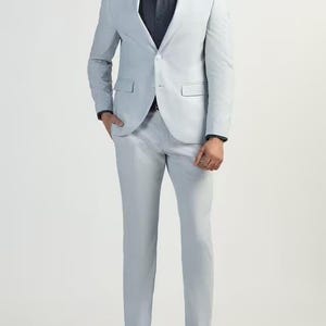 Slim Fit Men&#39;s Suit: 2-Piece Wedding Event Wear