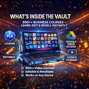 List of categories including AI Business Courses and Viral Courses Bundle