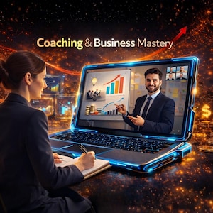 Promotional banner for AI Video Courses and modern business strategy