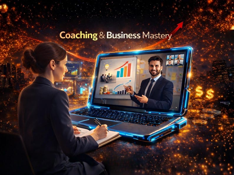 Promotional banner for AI Video Courses and modern business strategy