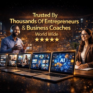 High-quality business coaching MRR modules preview.