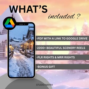 Massive Collection of 2200+ Ultra HD 4K Scenery Videos - Mountains, Beaches, Forests for Social Media Reels - MRR PLR License Included,Optimized for All Social Media Platforms - 4K Scenery Videos Work Perfectly for TikTok, Instagram Reels, YouTube Shorts - 9:16 Vertical Format